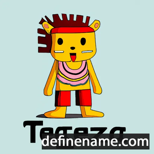 Tezcatlipoca cartoon