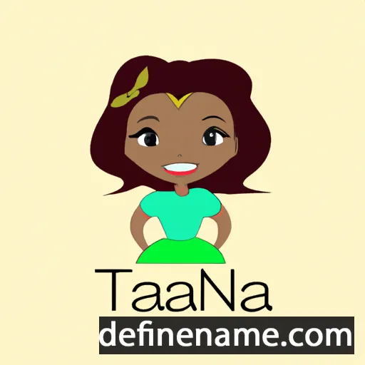 Tiana cartoon