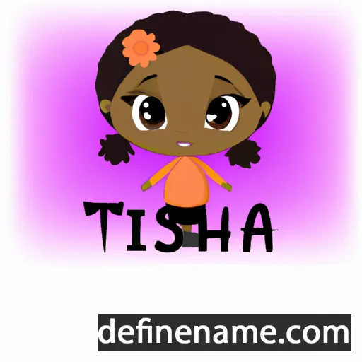 Tisha cartoon