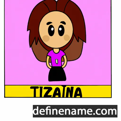 Tiziana cartoon