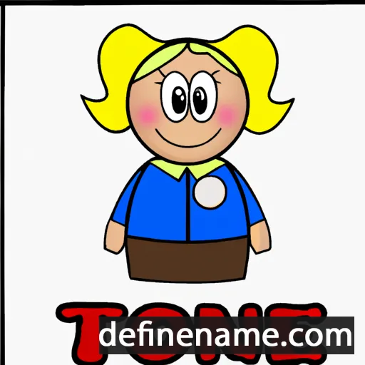 Tonje cartoon