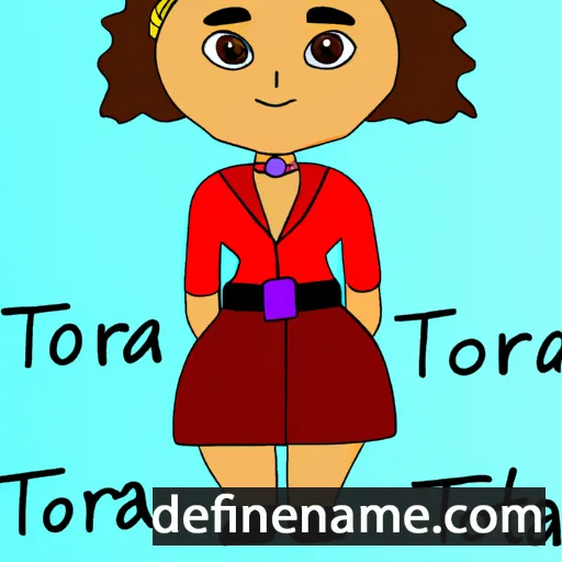 Toria cartoon