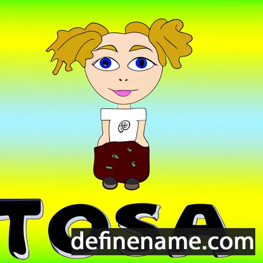 Tosia cartoon