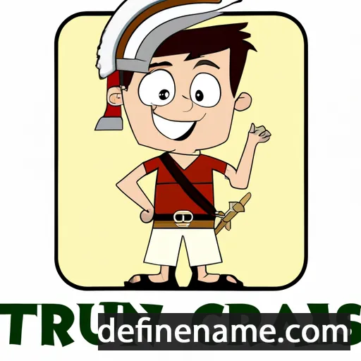 cartoon of the name Trajan