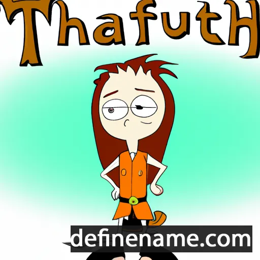 Tuathflaith cartoon