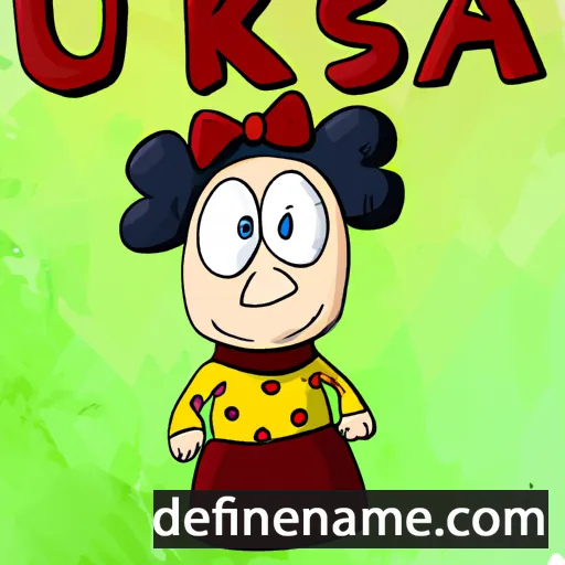 Urška cartoon