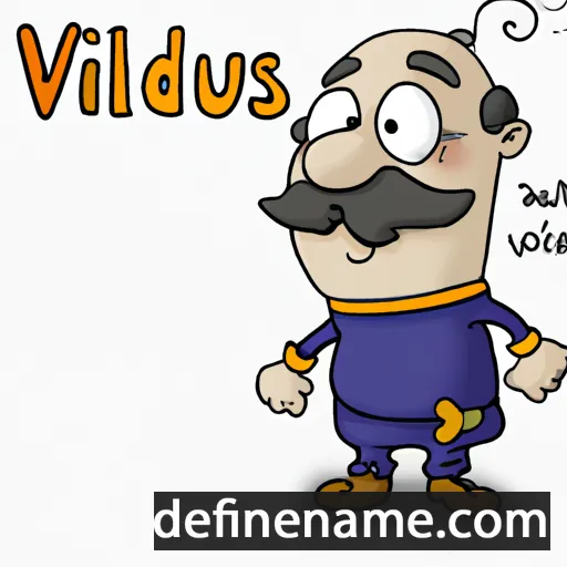 Valdís cartoon