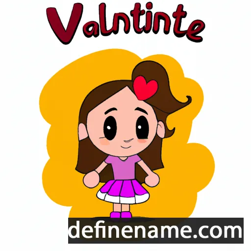 Valentína cartoon