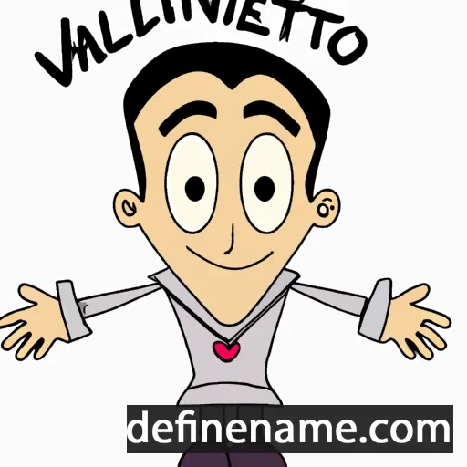 Valentino cartoon