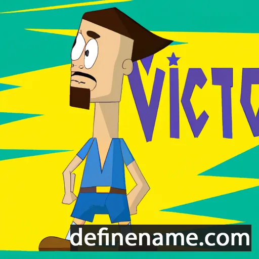 Víctor cartoon