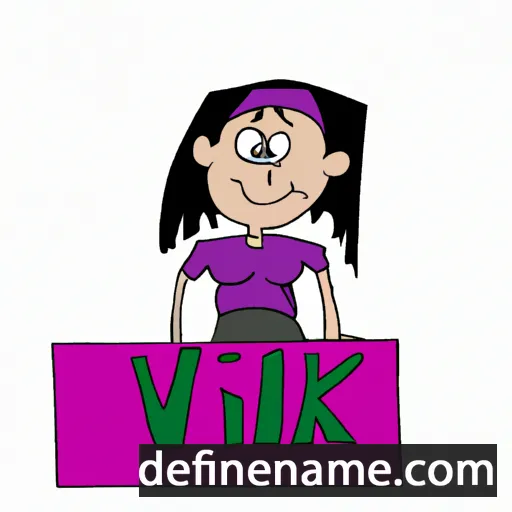 Vikki cartoon