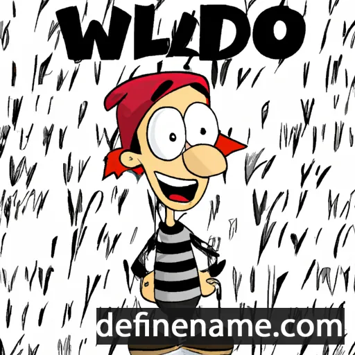 cartoon of the name Waldo