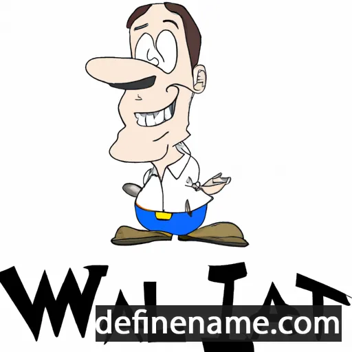 Walt cartoon