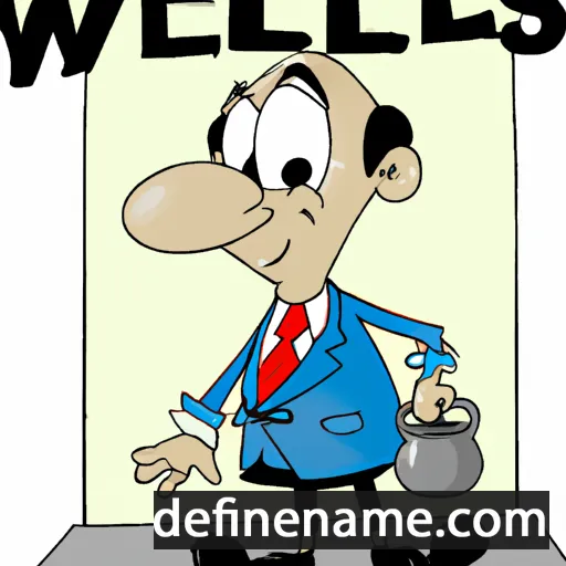 Wells cartoon