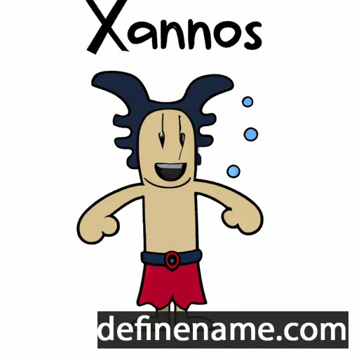 Xanthos cartoon