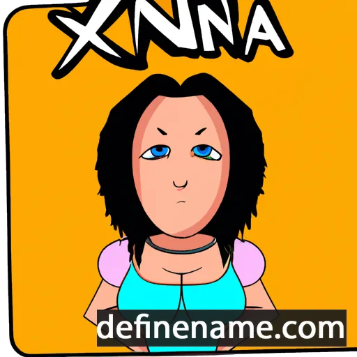 Xenia cartoon