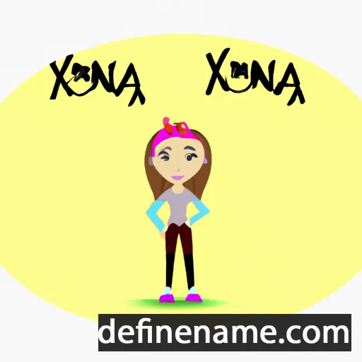 Xoana cartoon