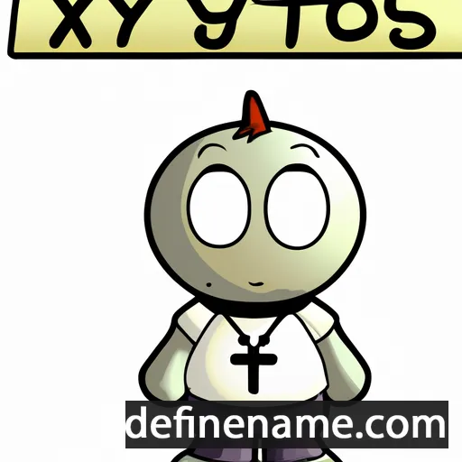 Xystos cartoon