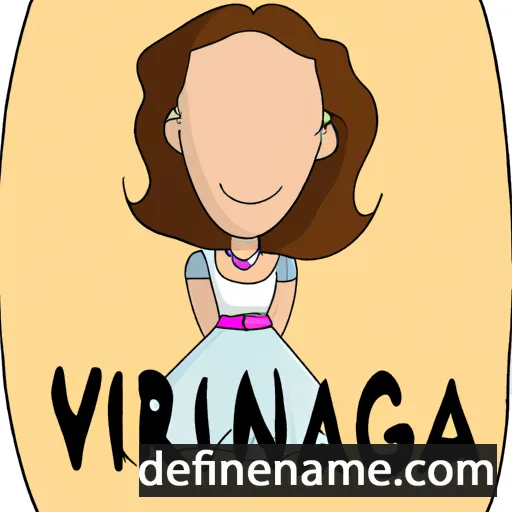 Virginia cartoon