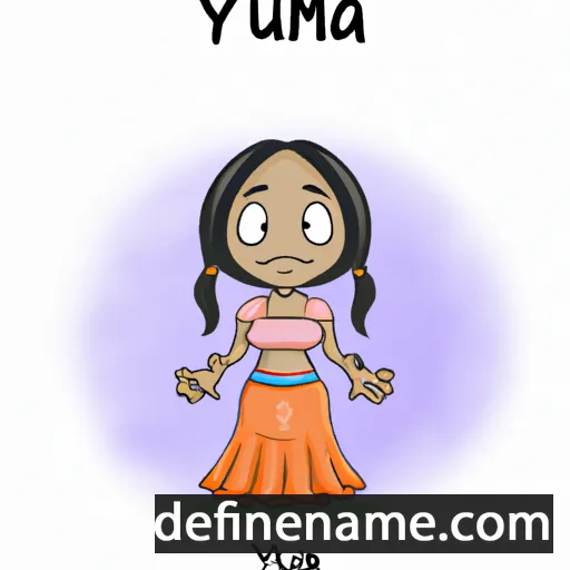 Yamuna cartoon