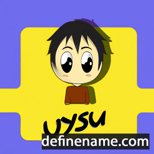 cartoon of the name Yasu