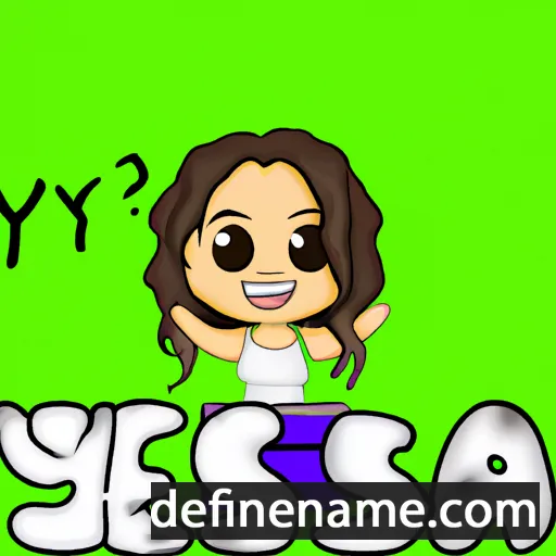 Yésica cartoon