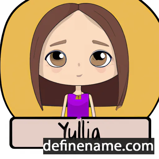 Yuliana cartoon