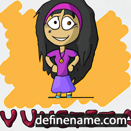 Yustina cartoon