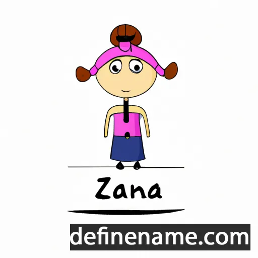 Žana cartoon