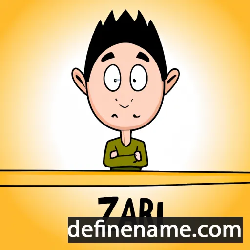 Zaahir cartoon