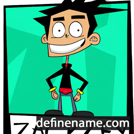 Zackery cartoon