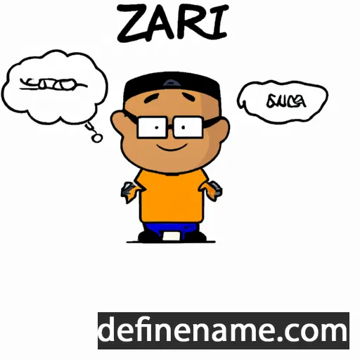 Zahari cartoon