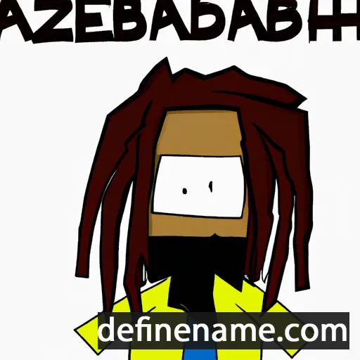 Zebadiah cartoon