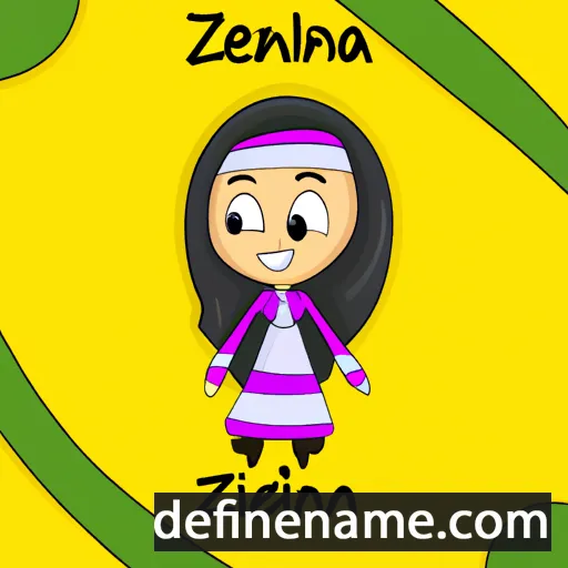 Zeinab cartoon