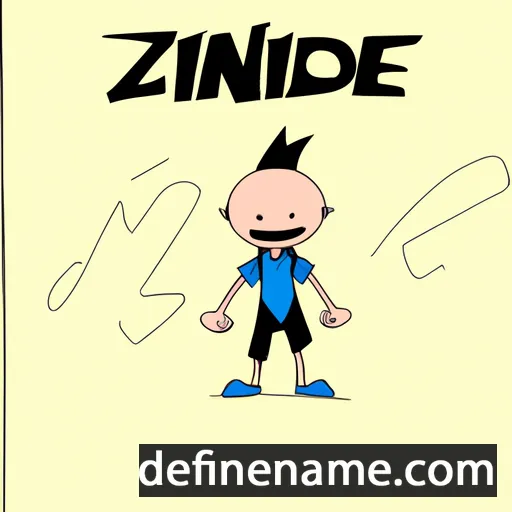 Zinedine cartoon