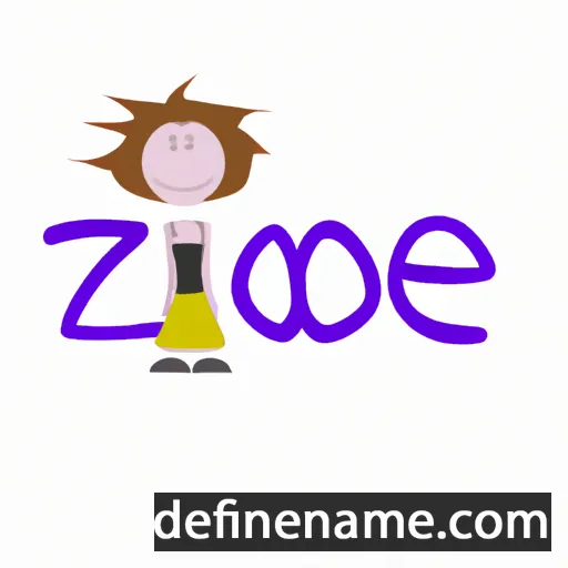 Zoe cartoon