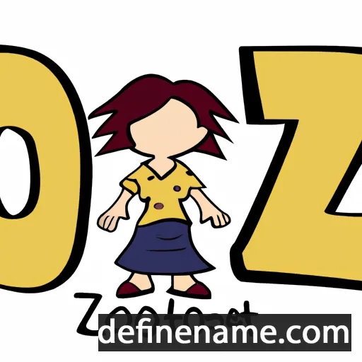 Zoë cartoon