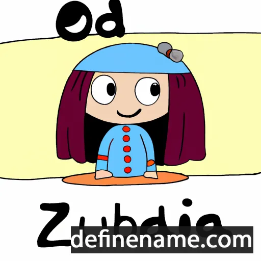 Zoubida cartoon