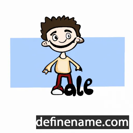 cartoon of the name Aale