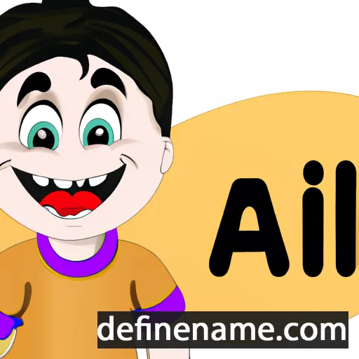 cartoon of the name Aali