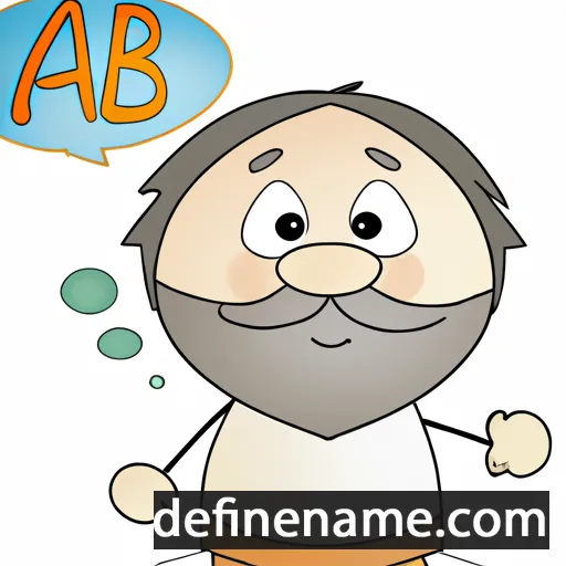 cartoon of the name Abba