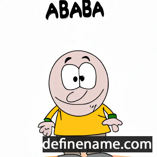 cartoon of the name Abba