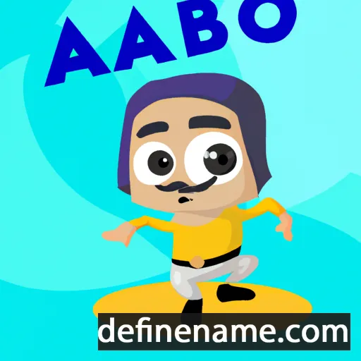 cartoon of the name Abbo