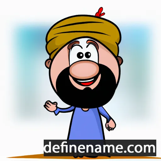 Abd al-Basit cartoon