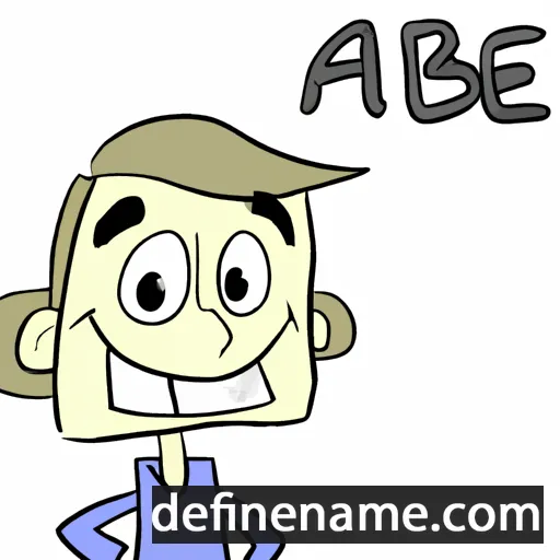 cartoon of the name Abele