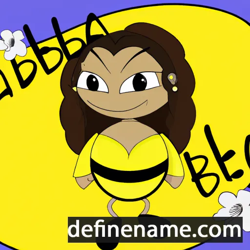 cartoon of the name Abella