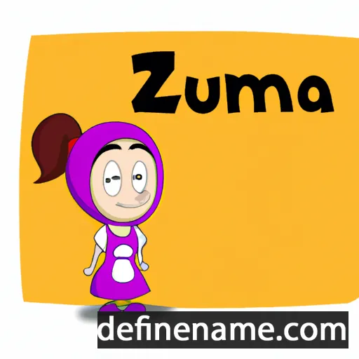 Zümra cartoon