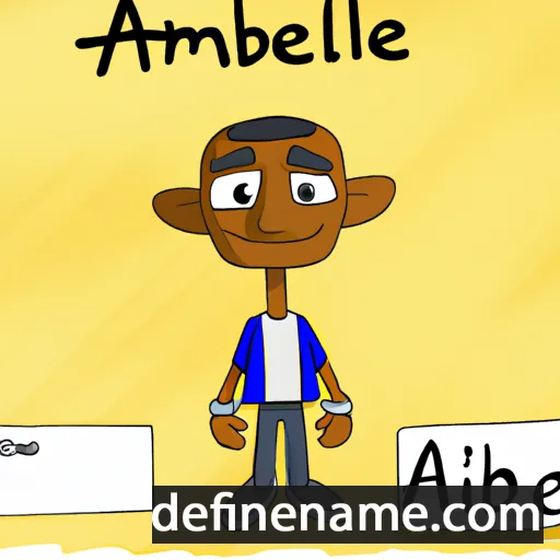 Abimaël cartoon