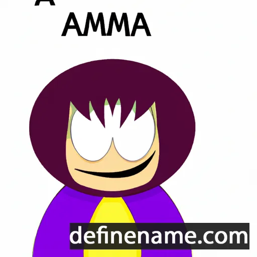 Acamma cartoon