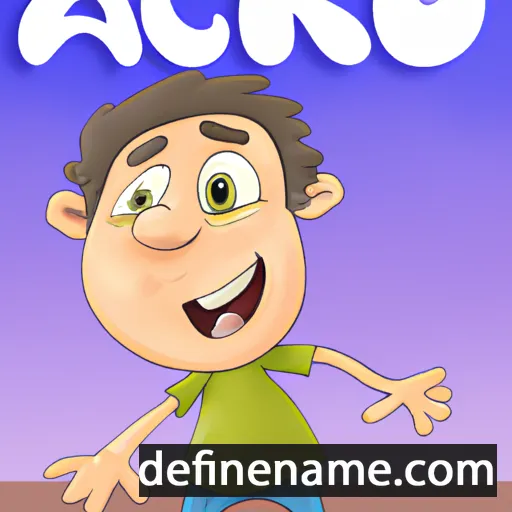 cartoon of the name Acar